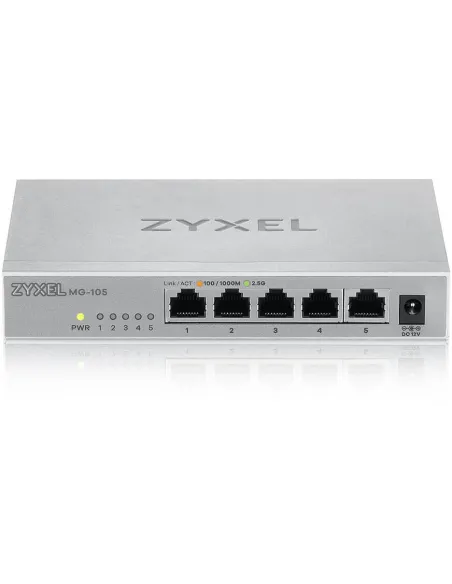 Switch 2.5GbE Zyxel XMG-105: 5 puertos, sin gestión