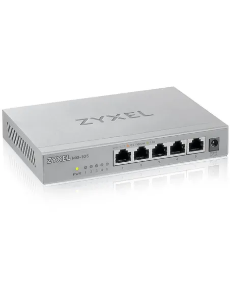 Switch 2.5GbE Zyxel XMG-105: 5 puertos, sin gestión