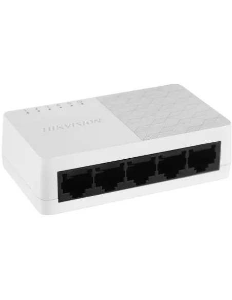 Hikvision DS-3E0505D-O Switch 5 Puertos Gigabit de Plastico