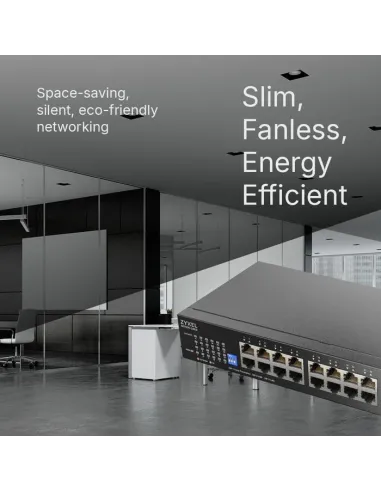 Switch Gigabit 24 puertos GbE Zyxel GS1100-24ES