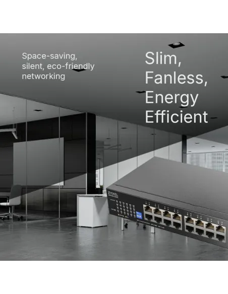 Switch Gigabit 24 puertos GbE Zyxel GS1100-24ES