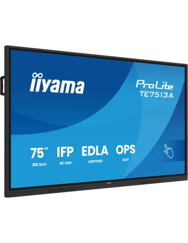 Panel interactivo 75" Iiyama ProLite TE7513A-B2AG 4K Android