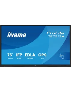 Iiyama ProLite TE7513A-B2AG Panel interactivo 75? UHD 4K PureTouch-IR 40 puntos táctiles Wi-Fi Android 8GB/128GB-1408554
