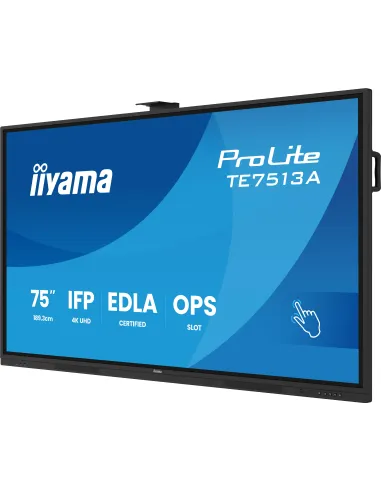 Panel interactivo 75" Iiyama ProLite TE7513A-B2AG 4K Android