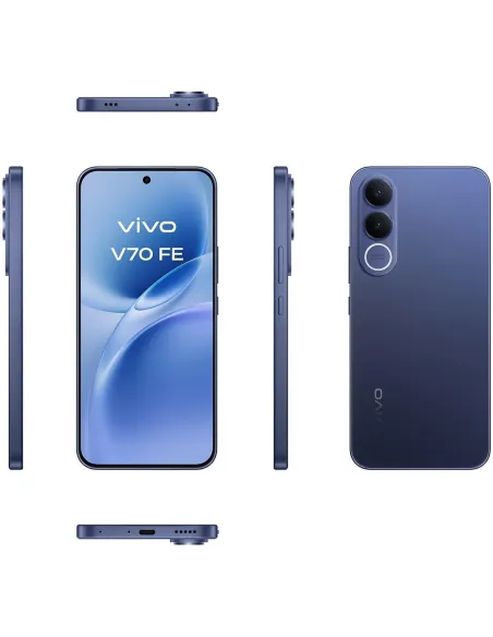 Bundle Vivo V70 FE 5G 8GB/512GB Azul y Vivo Buds3 Azules