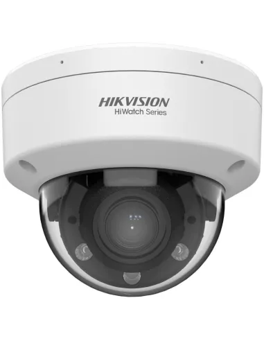 Hikvision HiWatch HWI-D640HA-LZU Cámara IP Domo Exterior Varifocal MD 2.0 de 4 MP con luz dual