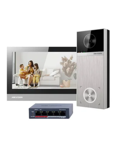 Hikvision DS-KIS613-S Kit de Intercomunicador IP de video