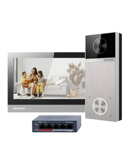 Hikvision DS-KIS613-S Kit de Intercomunicador IP de video