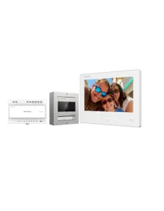 Hikvision DS-KIS704EY Kit de Videoportero Tecnología 2 Hilos HD con Wi-Fi-NTEINT0058
