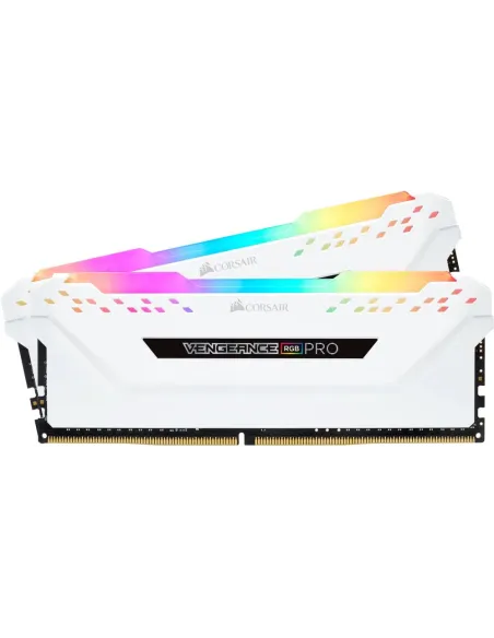 Corsair Vengeance RGB Pro DDR4 16GB (2x8GB) 3200MHz CL16 Blanco (CMW16GX4M2E3200C16W)