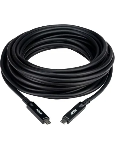 ATEN UE3410F Cable óptico activo USB-C Ultra HD de 10 m