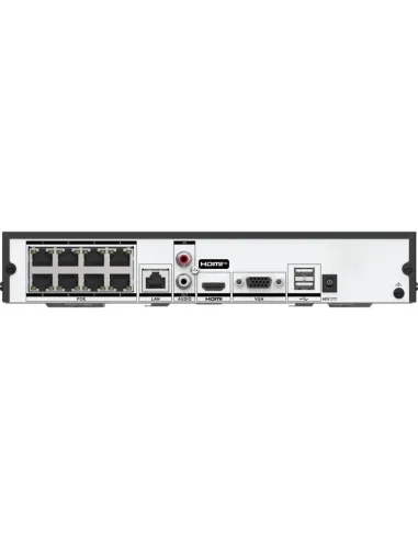 Grabador NVR PoE Hikvision HWN-4108MH-8P(E): 8 canales 4K