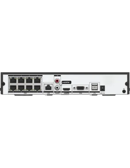 Grabador NVR PoE Hikvision HWN-4108MH-8P(E): 8 canales 4K