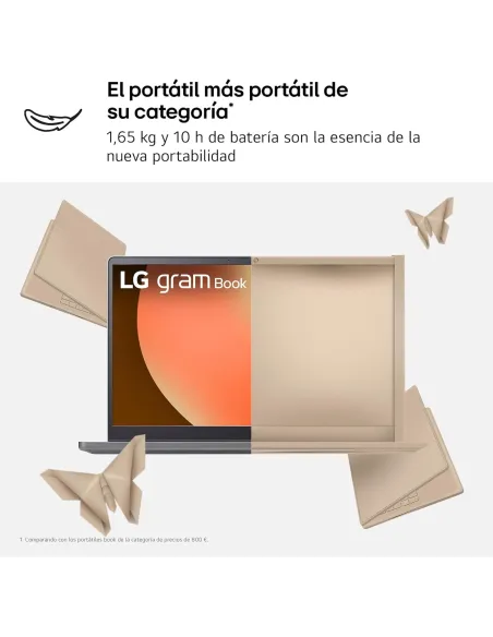 Portátil LG Gram Book 15U50T-G.AA56B con Intel Core i5-1334U