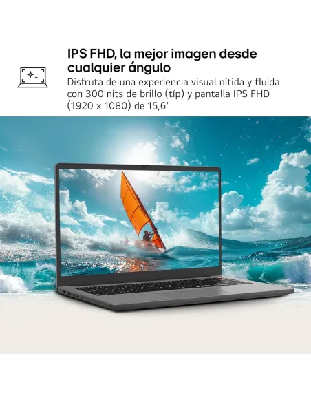 Portátil LG Gram Book 15U50T-G.AA56B con Intel Core i5-1334U