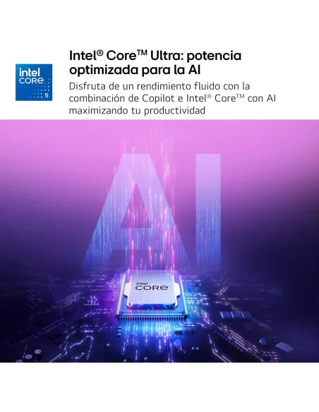 Portátil LG Gram Book 15U50T-G.AA56B con Intel Core i5-1334U