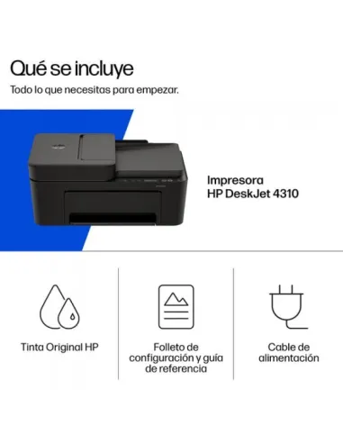 Impresora multifunción HP DeskJet 4310: con ADF y Wi-Fi