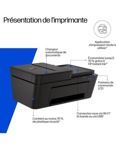 Impresora multifunción HP DeskJet 4310: con ADF y Wi-Fi