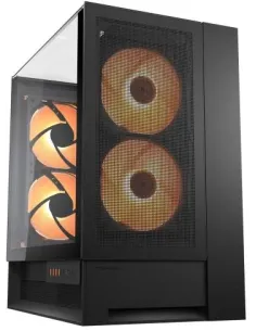 Cougar OmnyX CGR-2WA3B-RGB Negro Midi-Tower con 4 ventiladores aRGB PWM de 160 mm-ICACSM0845