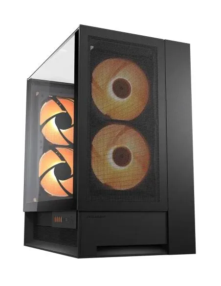 Cougar OmnyX CGR-2WA3B-RGB Negro Midi-Tower con 4 ventiladores aRGB PWM de 160 mm