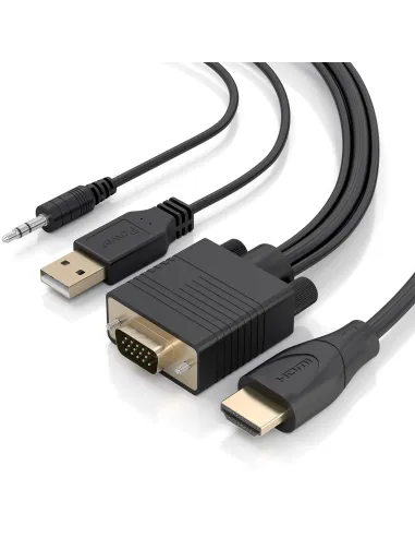 Aisens A115-1007: conversor VGA a HDMI con audio