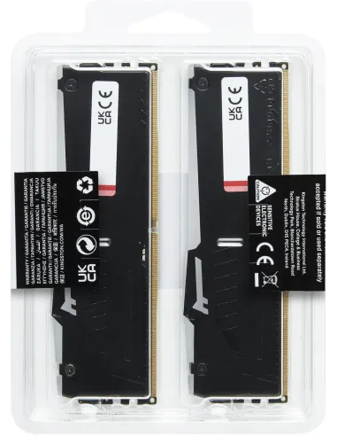 Kingston Fury Beast RGB KF560C36BBEAK2-64 DDR5 6000MHz 64GB (2x32GB) CL36 AMD EXPO Negra