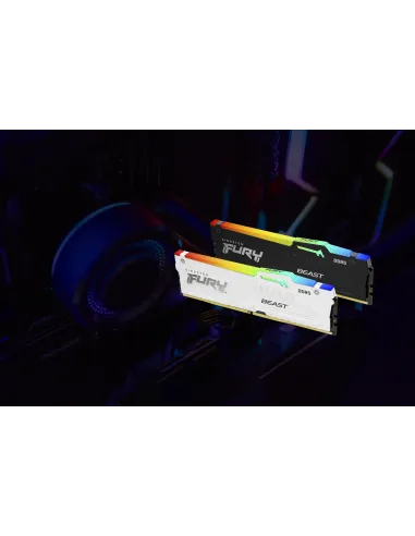 Kingston Fury Beast RGB KF560C36BBEAK2-64 DDR5 6000MHz 64GB (2x32GB) CL36 AMD EXPO Negra