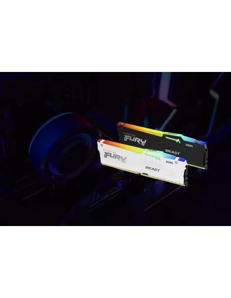Kingston Fury Beast RGB KF560C36BBEAK2-64 DDR5 6000MHz 64GB (2x32GB) CL36 AMD EXPO Negra