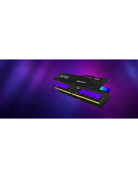 Kingston Fury Beast RGB KF560C36BBEAK2-64 DDR5 6000MHz 64GB (2x32GB) CL36 AMD EXPO Negra