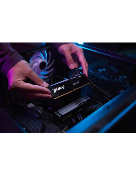 Kingston Fury Beast RGB KF560C36BBEAK2-64 DDR5 6000MHz 64GB (2x32GB) CL36 AMD EXPO Negra