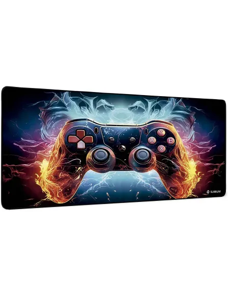 Alfombrilla gaming XL SUBBLIM Negra GameCore 900x400