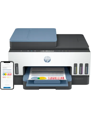HP Smart Tank 7306 Blanca Impresora Multifunción Color Dúplex WiFi + 3 Años de Tinta Incluida