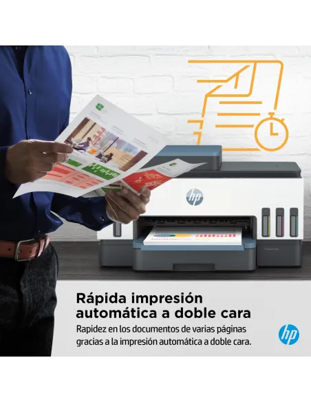 Impresora HP Smart Tank 7306 depósito, dúplex y ADF 35 hojas