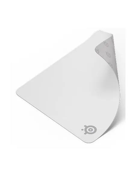 SteelSeries QcK Large Blanca con Superficie Microfibra Base Antideslizante 490x420