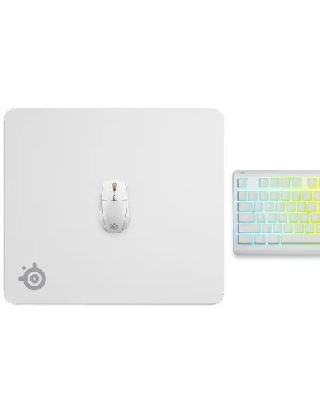 SteelSeries QcK Large Blanca: alfombrilla grande de control