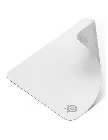 Alfombrilla Gaming SteelSeries QcK M Blanca: superficie fina