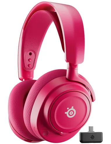 SteelSeries Arctis Nova 7P Wireless Gen 2 Magenta USB/Bluetooth Gaming con Cancelación de Ruido