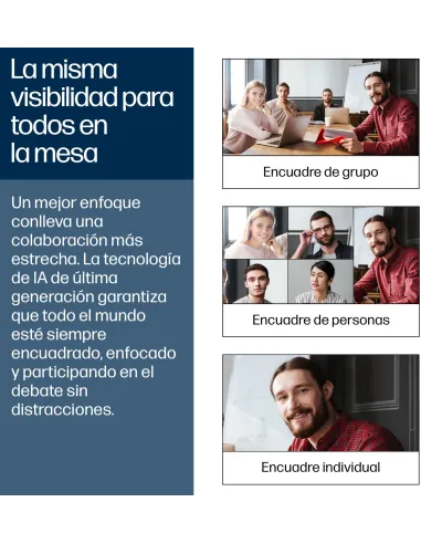 HP Poly Studio V52 A09D4AA : videobar 4K para salas medianas