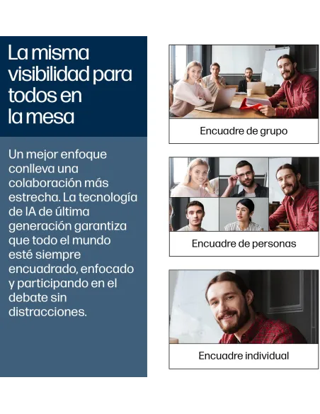 HP Poly Studio V52 A09D4AA : videobar 4K para salas medianas