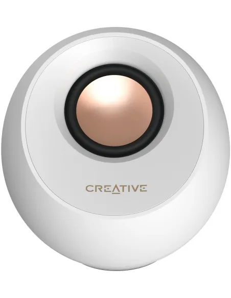 Altavoces Creative Pebble Pro blancos USB-C y Bluetooth