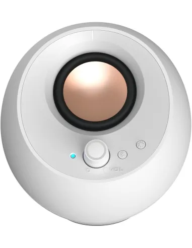 Altavoces Creative Pebble Pro blancos USB-C y Bluetooth