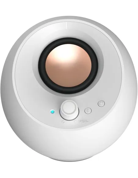 Altavoces Creative Pebble Pro blancos USB-C y Bluetooth