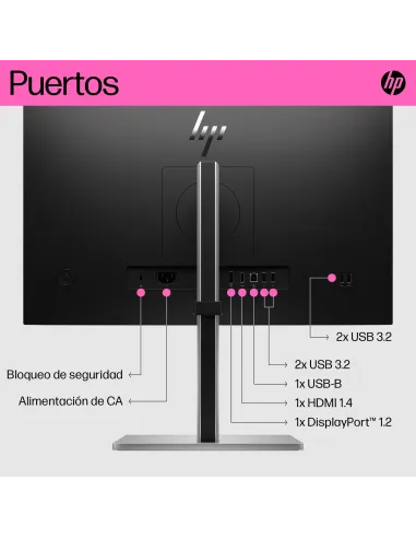 Monitor táctil HP E24T G5 6N6E6AA 23,8" FHD IPS 75 Hz