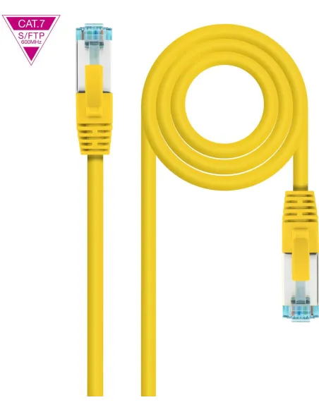 Nanocable 10.20.1700-Y Cable de Red RJ45 Cat.7 SFTP LSZH 50cm Amarillo