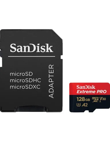 Tarjeta de Memoria SanDisk Extreme PRO 128GB UHS-I V30 A2