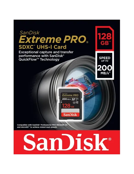 SanDisk Extreme PRO microSDXC UHS-I 128GB V30 A2 para 4K