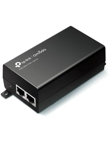 TP-Link Omada TL-POE160S Inyector PoE+ 30 W Gigabit Ethernet Montaje Pared Negro