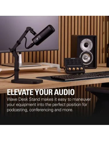 Elgato Wave Desk Stand: soporte sobremesa base lastrada