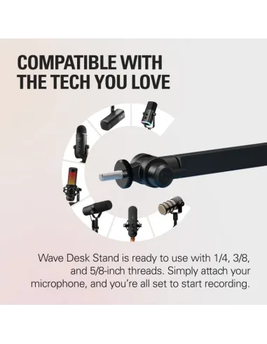 Elgato Wave Desk Stand: soporte sobremesa base lastrada