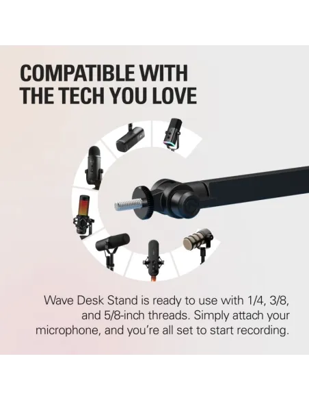 Elgato Wave Desk Stand: soporte sobremesa base lastrada